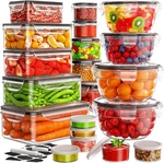Jscares 40 Pcs Food Storage Containers With Lids Airtight (20 &20 Container. Fixed Price $38.13.