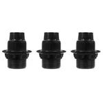 E12 Lamp Holder With Ring, Jnxqwe Phenolic Candelabra Base Light Socket Black. Fixed Price $13.99.
