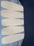 Hunter Newsome Replacement Blades 51080 Double Sided White/ Bleached Oak. Fixed Price $30.00.