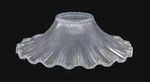 B&p Lamp 7 1/2" Clear Pressed Glass Petticoat Shade. Fixed Price $43.44.