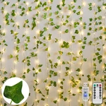Suddus Vines With Light For Bedroom, 200 Led Fairy Lights Vines, Ivy Curtai. Fixed Price $34.06.