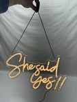 Sylhome She Said Yes Led Neon Sign Proposal Wedding Decor Usb. Fixed Price $16.40.