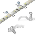 Griver 100 Pack Strip For 10mm Wide Waterproof Lights, Transparent. Fixed Price $15.59.