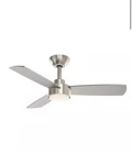 Hampton Bay Dorsey 36" Led Ceiling Fan Remote Brushed Nickel Indoor Outdoor. Fixed Price $66.50.