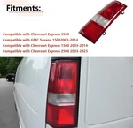 Rlb-hilon Left Side Rear Tail Light Assembly Compatible With Chevy Express 1500. Fixed Price $78.60.