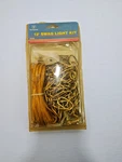 Westinghouse Swag Light Kit 12 Gold Chain Switch 15 Cord Hooks Hardware. Fixed Price $25.00.
