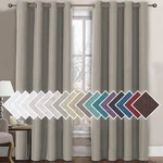 H.versailtex 1 Panel Linen Blackout Thermal Insulated Grommet Curtain Heather. Fixed Price $15.99.
