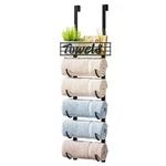 Hapirm 6 Tier Over Door Towel Rack Bathroom Storage Organizer Metal Shelf Bla.... Fixed Price $44.03.