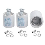 Keyless E26 Porcelain Socket,jnxqwe Ceramic Medium Base Screw Socket White. Fixed Price $24.10.