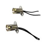 Ohleats 2pcs Car Light Bulb Socket, Ba15d Led Holder, Lamp Adapter Silver. Fixed Price $7.93.