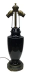 Antique Lamp Base Royal Lamps Nrg Black Pottery Ginger Jar 2 Pull Chain Sockets. Fixed Price $350.00.
