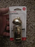Tech Ge Lamp Socket (push On / Off) Brass Color. Fixed Price $3.00.
