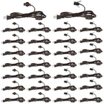 30 Pcs Single Salt Lamp Cord For Christmas Village E12 Corded Light Bulb Sock.... Fixed Price $91.27.
