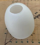 Glass Globes 3 Light Fixture Pendant Lamp Replace Restore Frosted Anmire. Fixed Price $9.50.