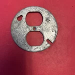 Steel City Bowers 300-dr, 3-1/2", Steel, Duplex, Flat, Octagon Outlet Box Cover. Fixed Price $9.95.