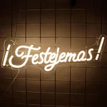 Lets Party Neon Sign For Wall Decor Yeeficent Led Lights Bedroom. Fixed Price $57.78.