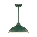 Millennium Lighting Rwhs17-sg R Series 1-light Warehouse Shade In Satin Green. Fixed Price $123.90.