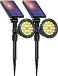 Dbf Solar Spotlights Outdoor 600lm 18 Led Waterproof Adjustable Brightness Warm. Fixed Price $55.06.