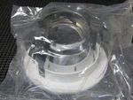 Liton Lr 1321c 3" 50w Mr16 Clear Reflector White Trim Downlight. Fixed Price $51.00.