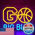 Ftmggdg University Neon Sign For Wall Decor Dimmable Basketball Led Light. Fixed Price $29.87.