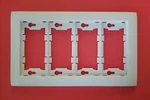 Taymac A4000w, Allure 4 Gang Rocker / Gfi Wall Plate, White. Fixed Price $10.71.