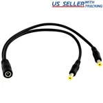 Dc Power Splitter Cable Cord Adapter 1 Female To 2 Male Cctv Security Camera Dvr. Fixed Price $5.49.