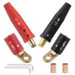 Ct-40fa Welding Terminals & Lc-40 Male Cable Connectors, Welder Leads Connect.... Fixed Price $63.57.