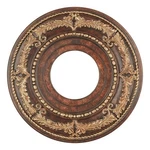 Beaumont Lane Contemporary Bronze Ceiling Medallion With Gilded Accents Finish. Fixed Price $115.21.