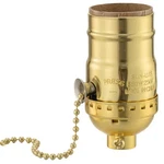 Lamp Socket With Pull Chain, E26 Standard Threaded Base, Parts For Table.... Fixed Price $10.20.
