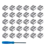 30 Pack Erless Led Tape Light Connectors Tighten Screw Terminal Blocks 2 Pin .... Fixed Price $18.54.