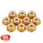 Meccanixity M6x1mm Gold Lock Nuts 8 Pcs. Fixed Price $20.00.