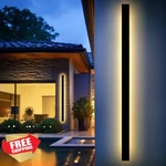 Ycmgead 59" Black Outdoor Led Wall Sconce Light 3000k Waterproof. Fixed Price $113.98.