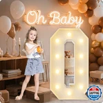 Hxweiye Big Light Up Letters Q 3ft Large Marquee With Lights, Mosaic Bal. Fixed Price $37.99.