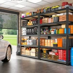 Reibii 5-tier Heavy Duty Garage Shelving Unit 2020 Lbs Black. Fixed Price $76.17.