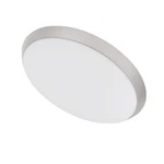 Commerical Electric 11 Led Dimmable Cct Flush Mount Ceiling Light Nickel. Fixed Price $23.05.