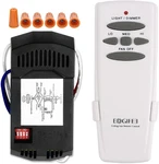 Universal Ceiling Fan Remote Control And Receiver Kit With 3 Speed Light Dim. Fixed Price $40.99.
