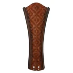 Fanimation 22" Concave Carved Blade W/woven Bamboo, Walnut - B5270wa. Fixed Price $79.99.