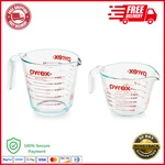 Pyrex Essentials (2-pack) Glass Measuring Cups Set, (1 & 2 Cup) F. Fixed Price $19.48.