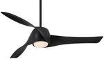 Minka Aire Artemis 58" Ceiling Fan - Coal 3-blade Remote Control. Fixed Price $535.20.