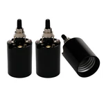 E26 Light Socket,jnxqwe Phenolic (bakelite) Medium Base Fixture Black. Fixed Price $17.11.