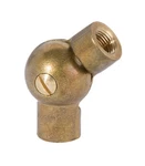 B&p Lamp Large Die Cast Brass Swivels, 1/8ip. Fixed Price $39.48.