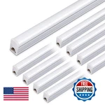 Kihung 8 Pack Led T5 3ft Tube Light Fixture 15w 1800lm 6500k 3 Foot Linkable. Fixed Price $86.61.