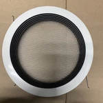 Juno Recessed Lighting 30w-wh 8" Glass Trim White Ring Black Buffel. Fixed Price $35.00.