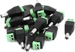 Uxcell 20 Pcs 5.5mm X 2.5mm Male Dc Power Jack Terminal Connectors For Cctv.... Fixed Price $17.72.