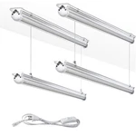 Skymoatled 4pack 8ft Led Shop Light Garage Lights,100w 6000k 15000lm White Li.... Fixed Price $155.23.