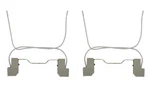 Creative Hobbies 5 1/2" Double Ended Halogen Socket With Bracket - Ideal For Wor. Fixed Price $16.78.