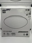 Asd Led Flush Mount 10in 13w Dimmable 400k Bright White Asd-lfm-10d1340 Fixture. Fixed Price $25.00.