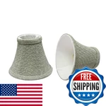 Aspen Creative 30054-2 Bell Clip-on Chandelier Lamp Shade Light Grey 3 Top X 6. Fixed Price $46.73.