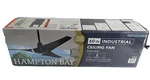 Hampton Bay 60 In. Black Industrial Ceiling Fan New Open Box Make Offer!. Fixed Price $81.24.