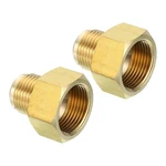 Patikil 3/4" Female X 5/8" Male Flare Connector 2pcs Brass Hvac Fitting New. Fixed Price $10.99.